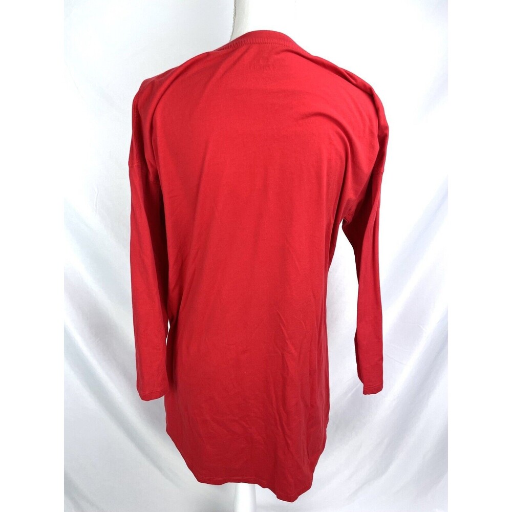 Disney Parks M/L‎ Mickey Minnie Mouse Red Christmas Shirt Women Yuletide - Picture 5 of 8